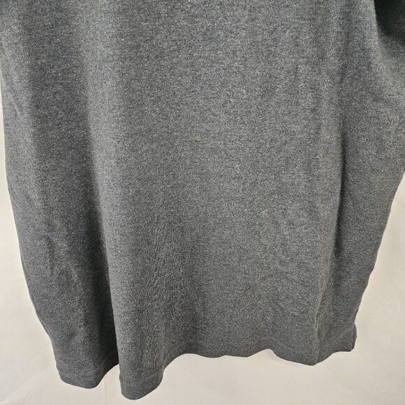 Chaps Ralph Lauren Men's Size M Gray Polo Shirt 100% Cotton Embroidered Crest - Picture 3 of 12